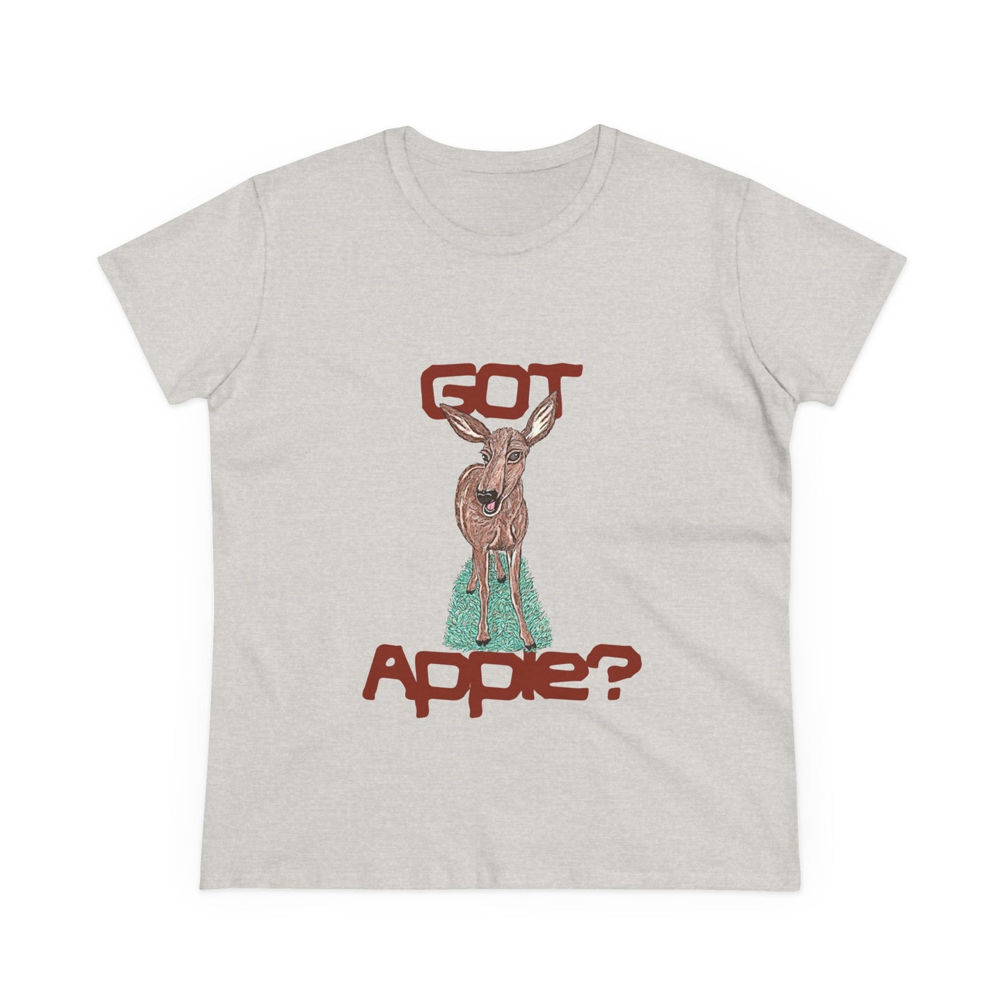 Got Apple? Women's Midweight Cotton Tee