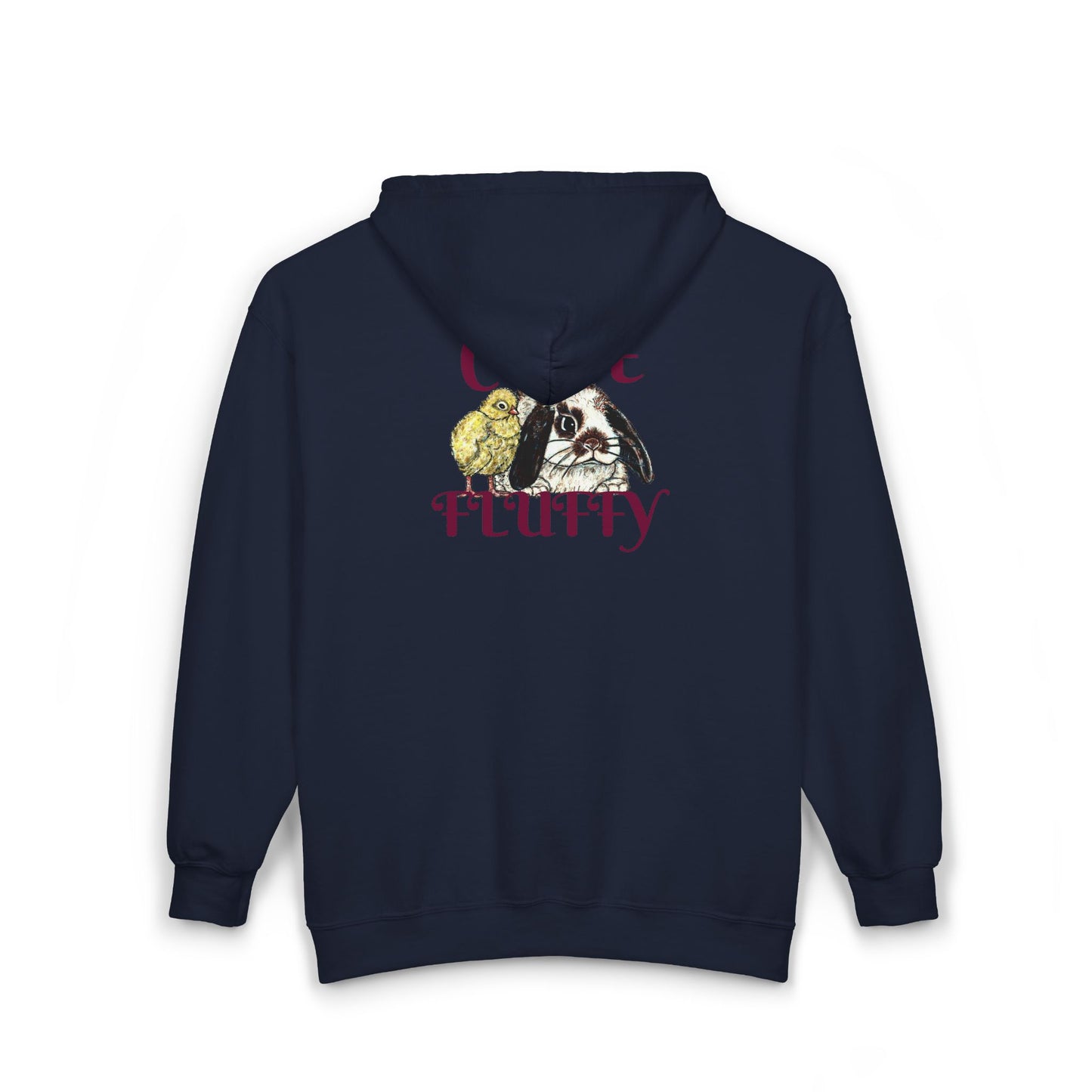 Cute and Fluffy Unisex Heavy Blend™ Full Zip Hooded Sweatshirt