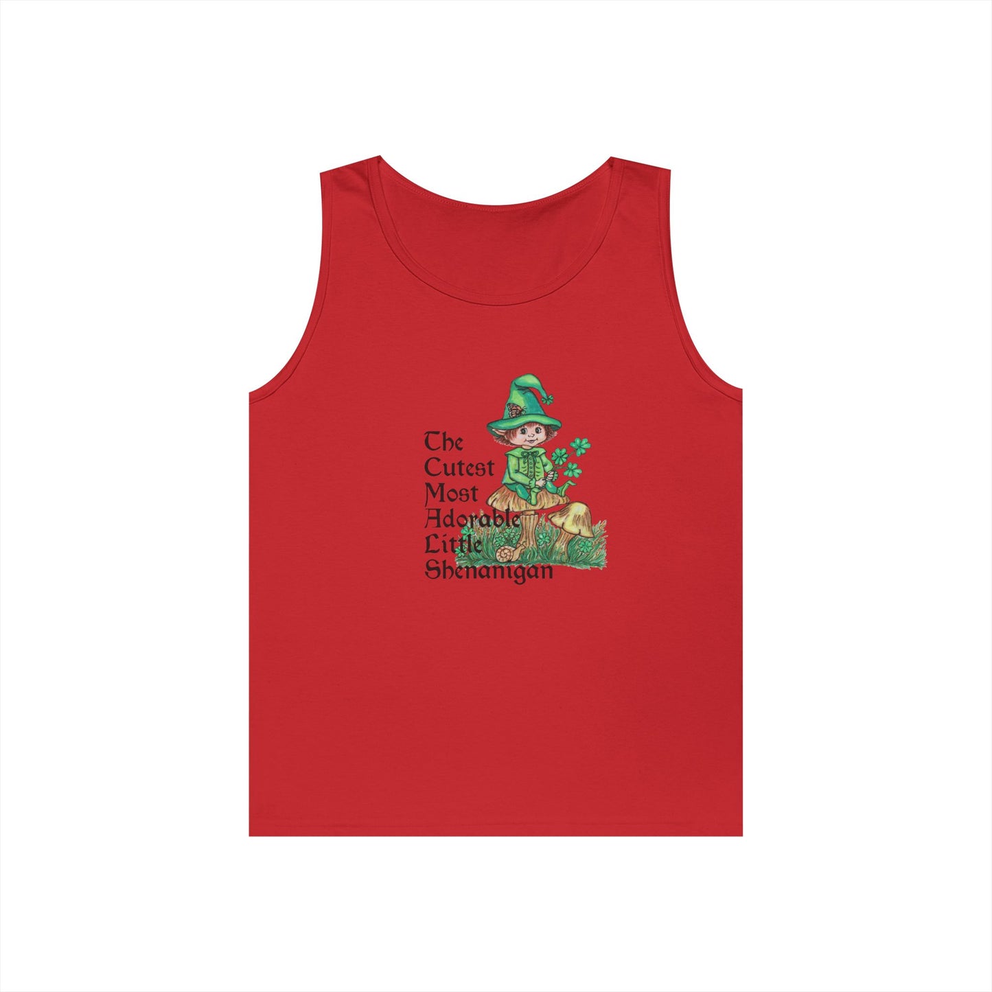 Cutest Leprechaun Unisex Heavy Cotton Tank Top