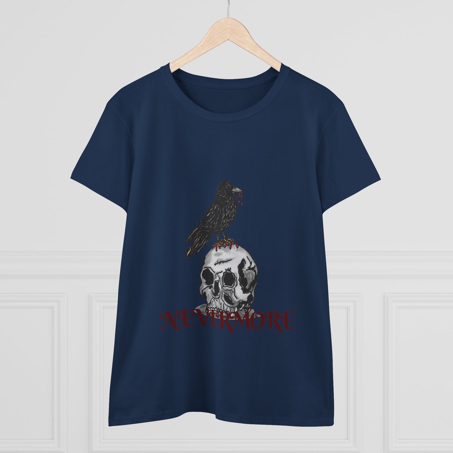 Nevermore Women's Midweight Cotton Tee