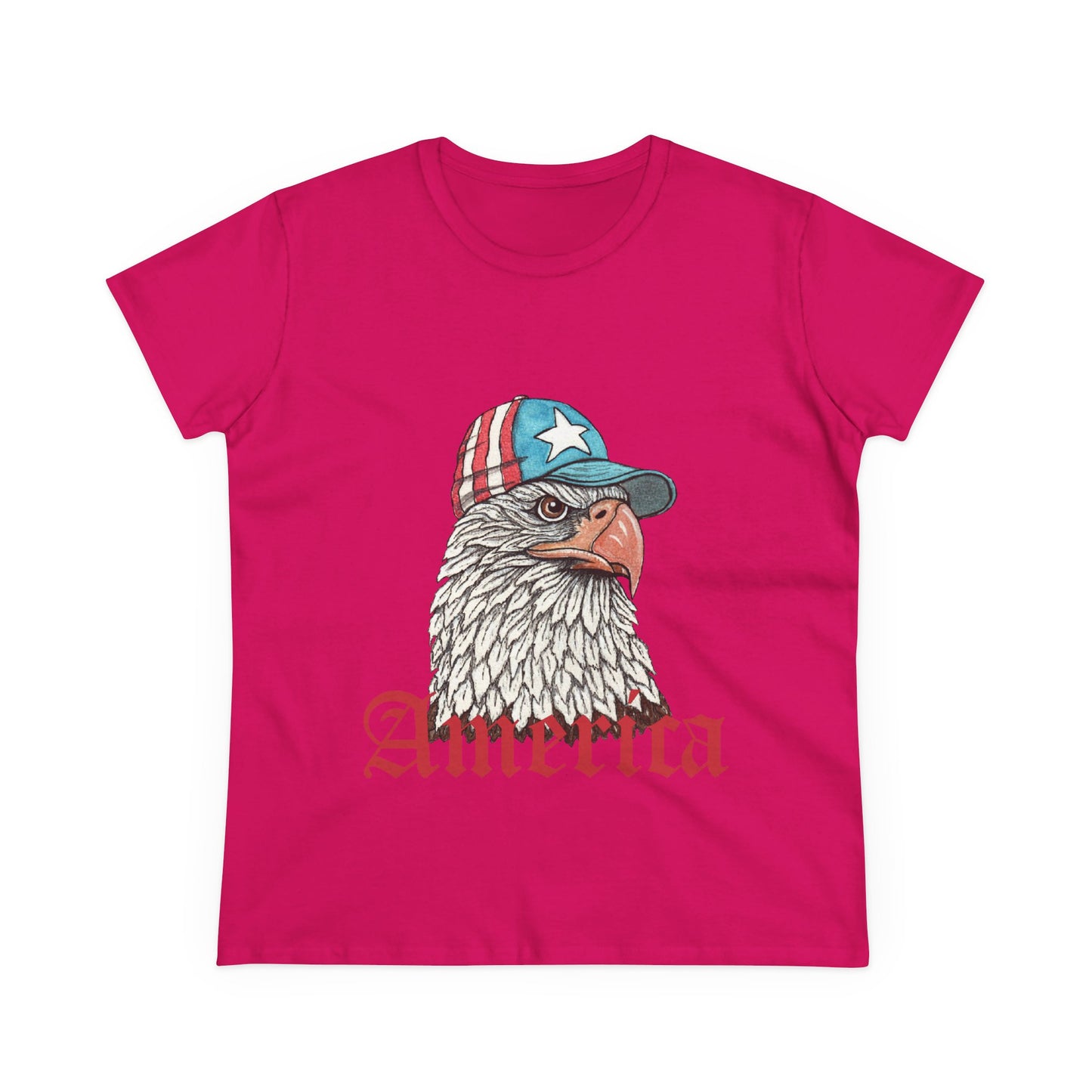 Eagle America Women's Midweight Cotton Tee