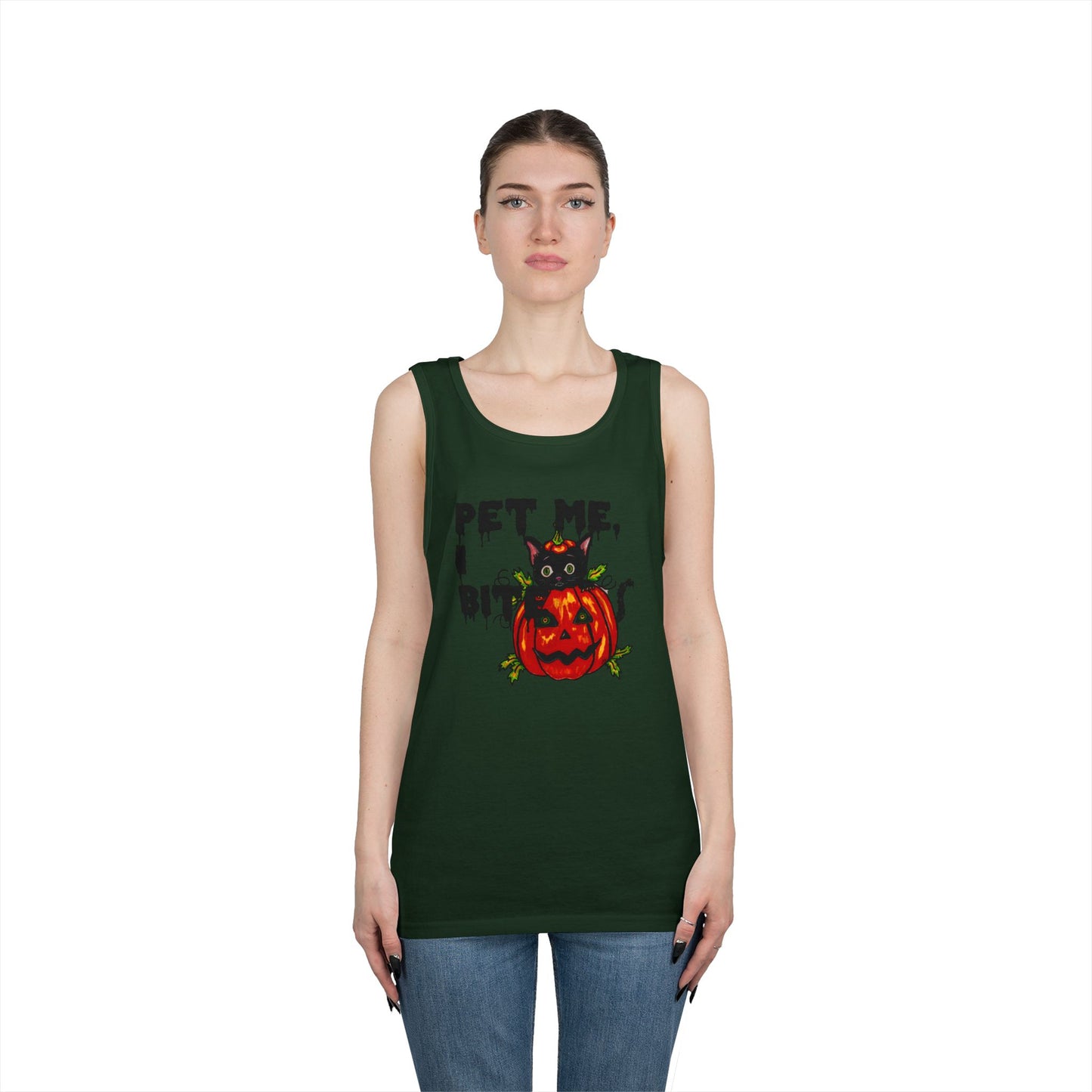 Pet Me Unisex Heavy Cotton Tank Top