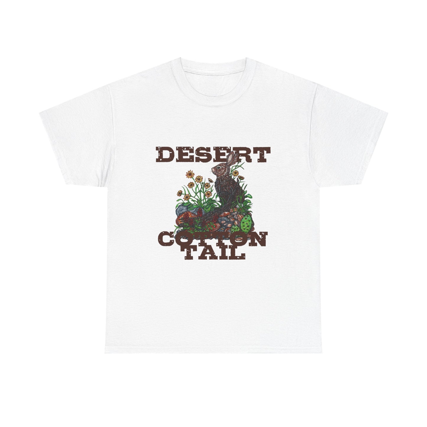 Desert Cottontail Unisex Heavy Cotton Tee