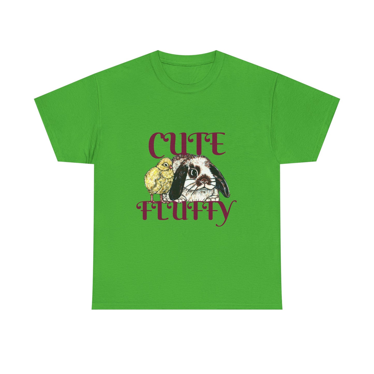 Cute and Fluffy Unisex Heavy Cotton Tee