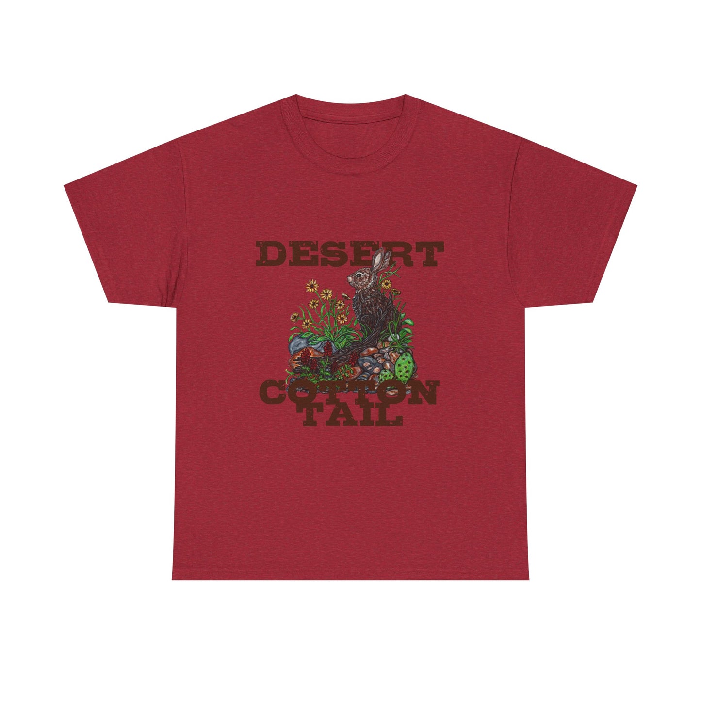 Desert Cottontail Unisex Heavy Cotton Tee