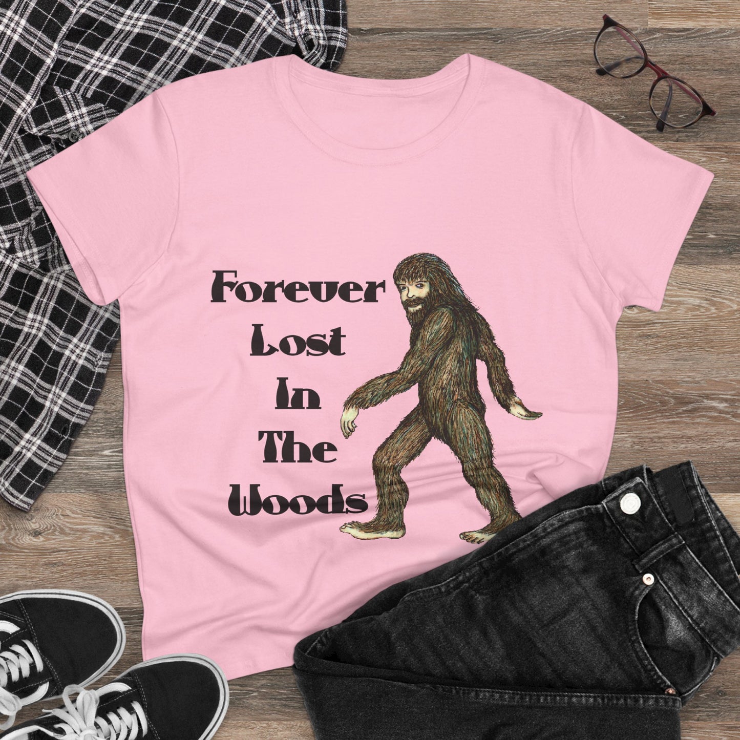 Lost in the Woods Women's Midweight Cotton Tee