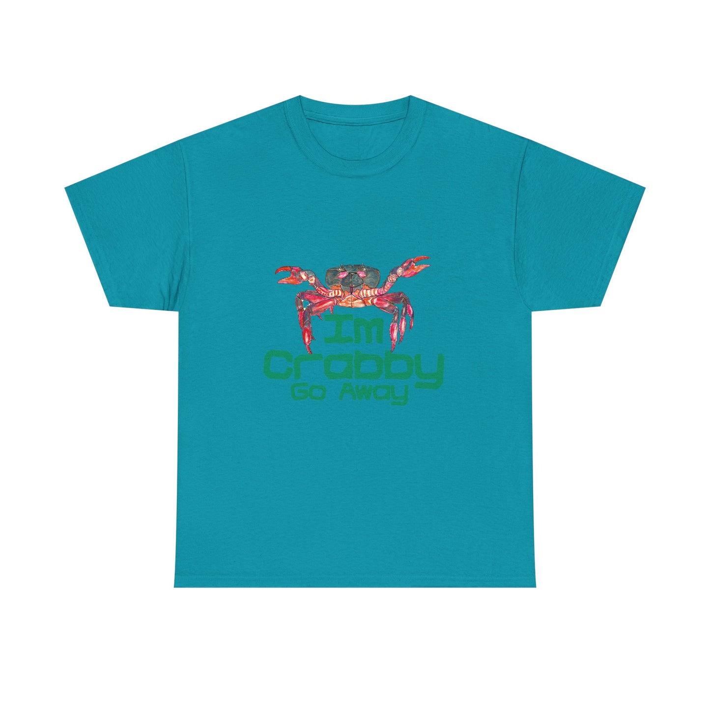 I'm Crabby Go Away Unisex Heavy Cotton Tee