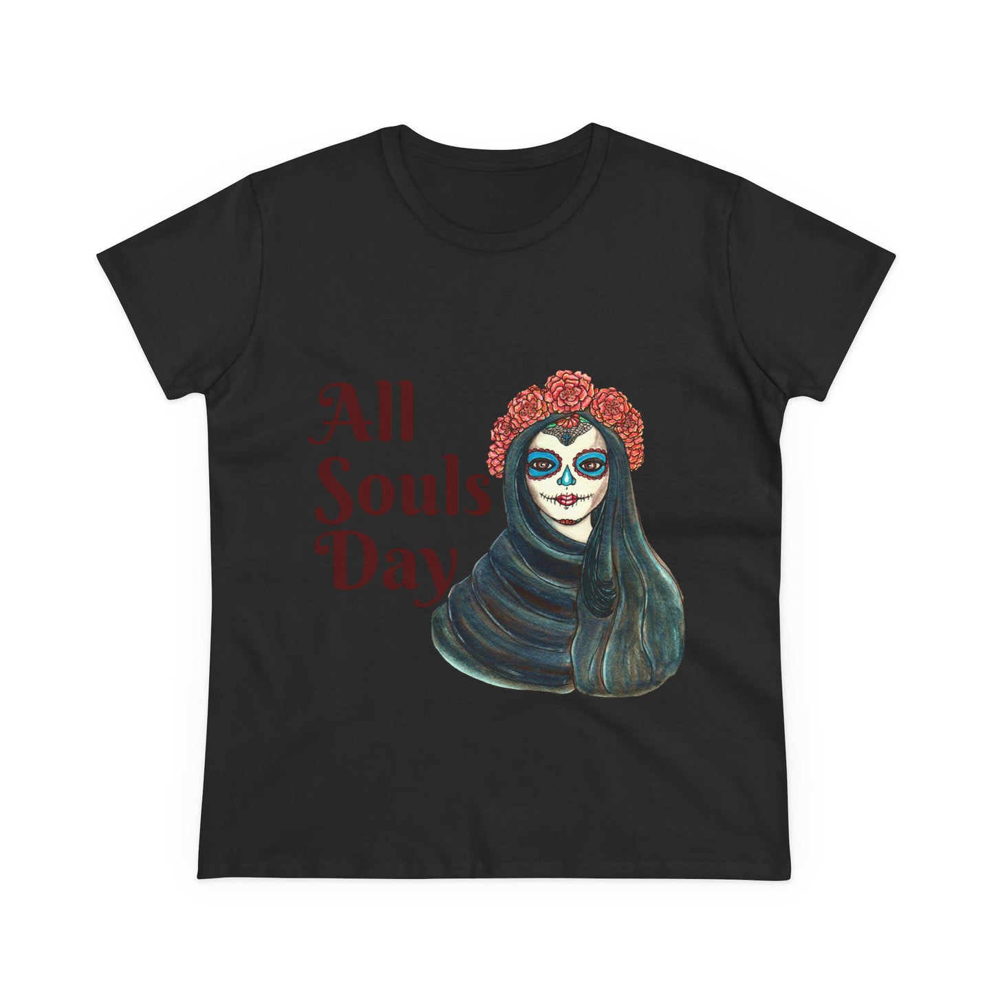 All Souls Day Women's Midweight Cotton Tee