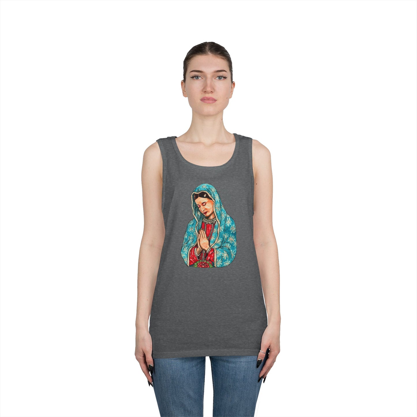 Mary Unisex Heavy Cotton Tank Top
