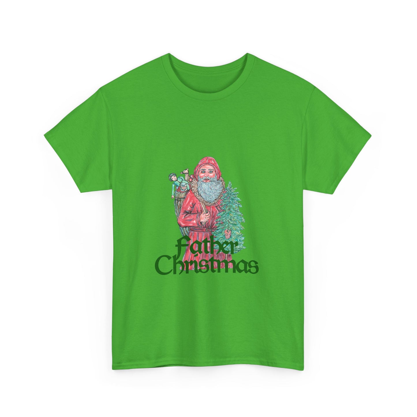 Father Christmas Unisex Heavy Cotton Tee