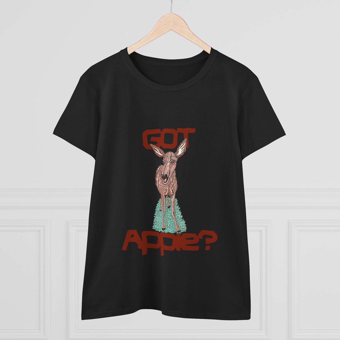 Got Apple? Women's Midweight Cotton Tee