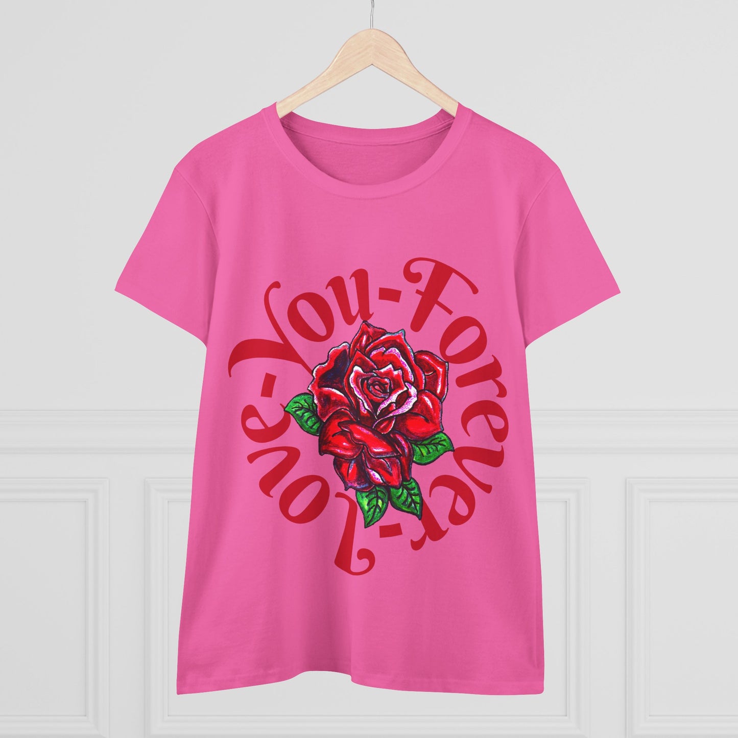 Love You Forever Women's Midweight Cotton Tee