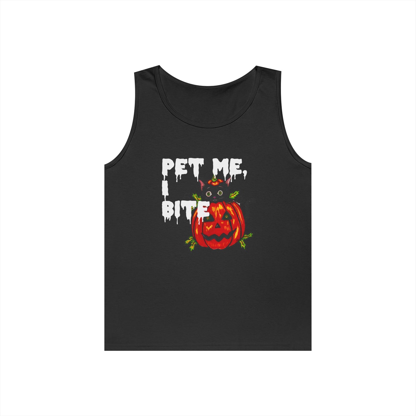Pet Me Unisex Heavy Cotton Tank Top