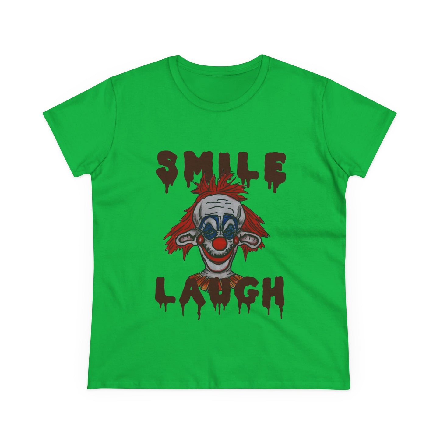 Smile, Laugh Women's Midweight Cotton Tee