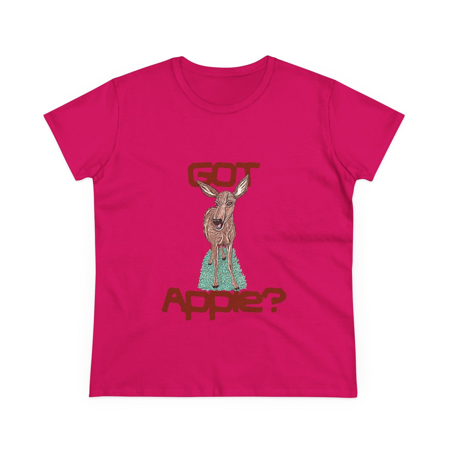 Got Apple? Women's Midweight Cotton Tee