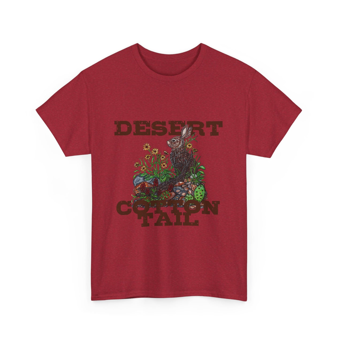Desert Cottontail Unisex Heavy Cotton Tee