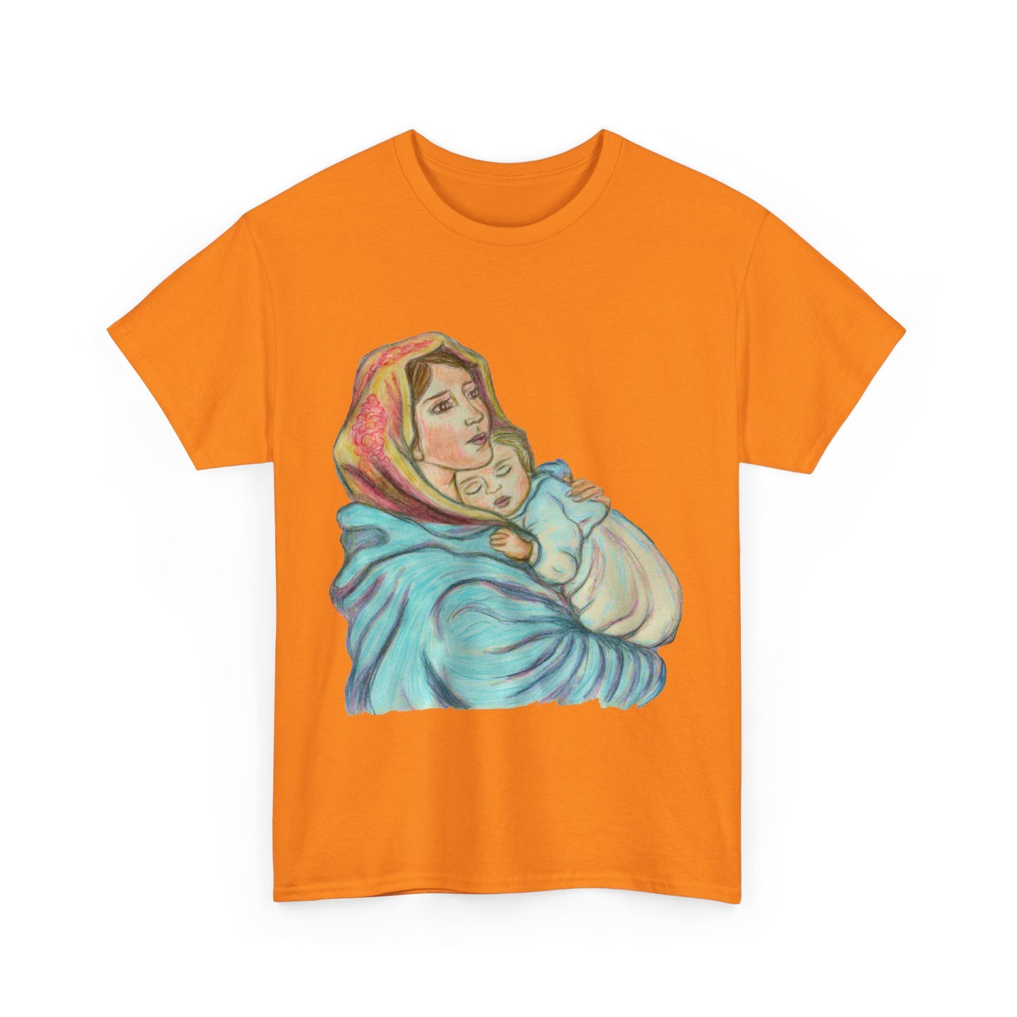 Mother and Child Unisex Heavy Cotton Tee