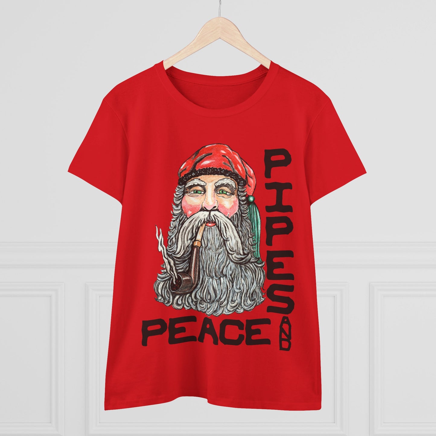 Pipes and Peace Women's Midweight Cotton Tee