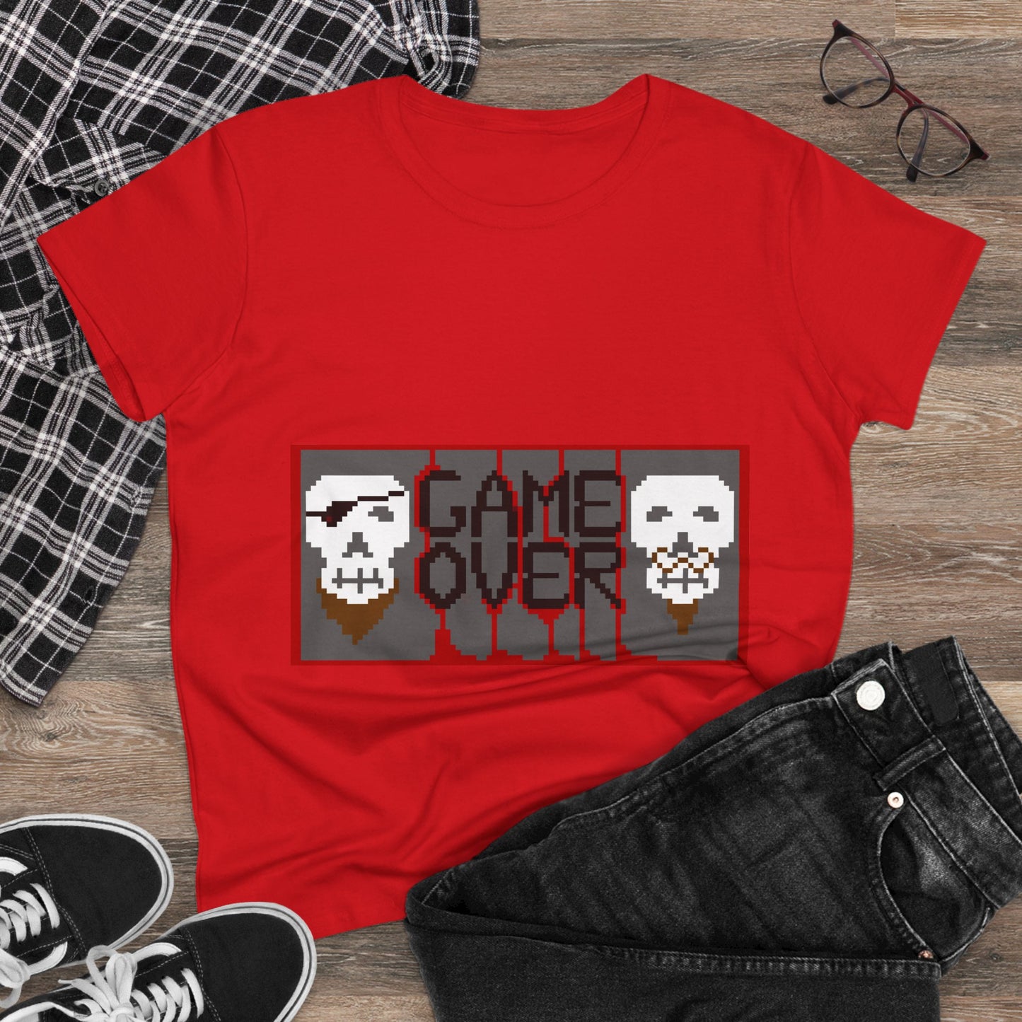 Game Over Women's Midweight Cotton Tee