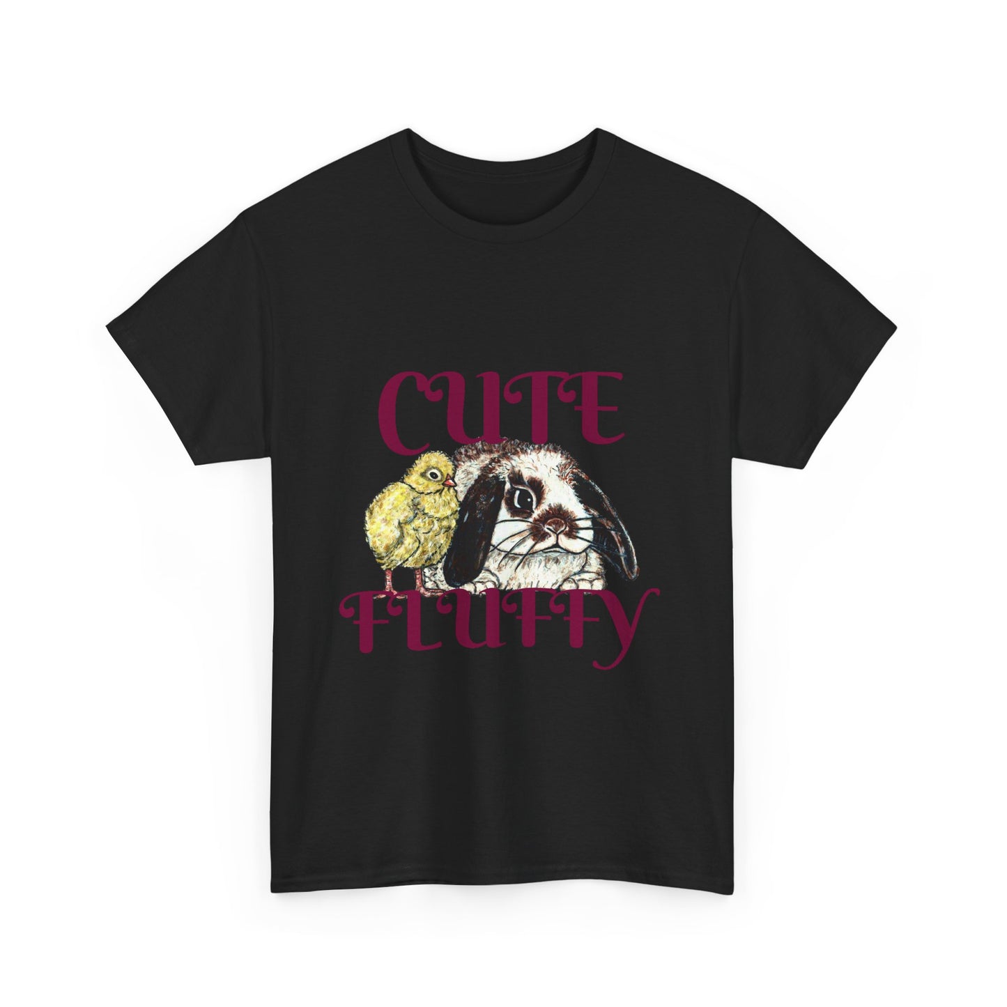 Cute and Fluffy Unisex Heavy Cotton Tee