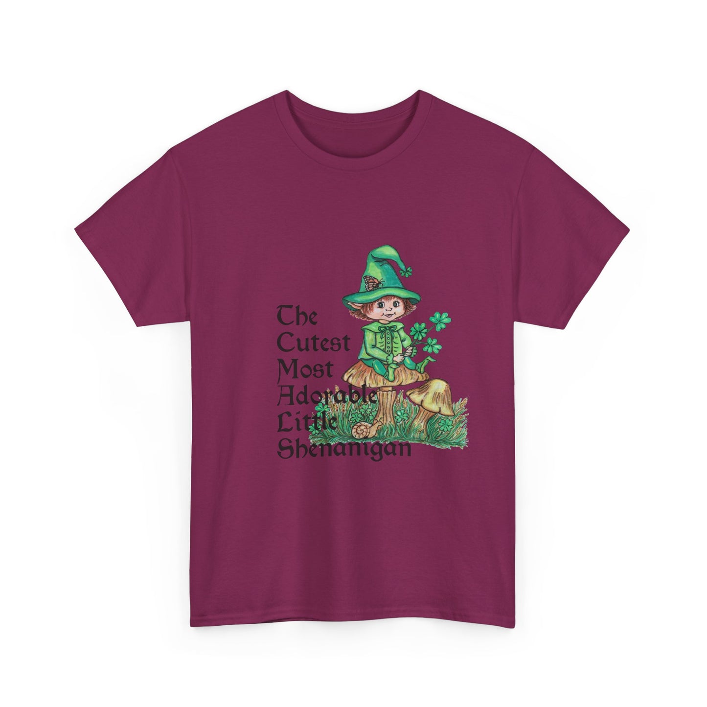 Cutest Leprechaun Unisex Heavy Cotton Tee