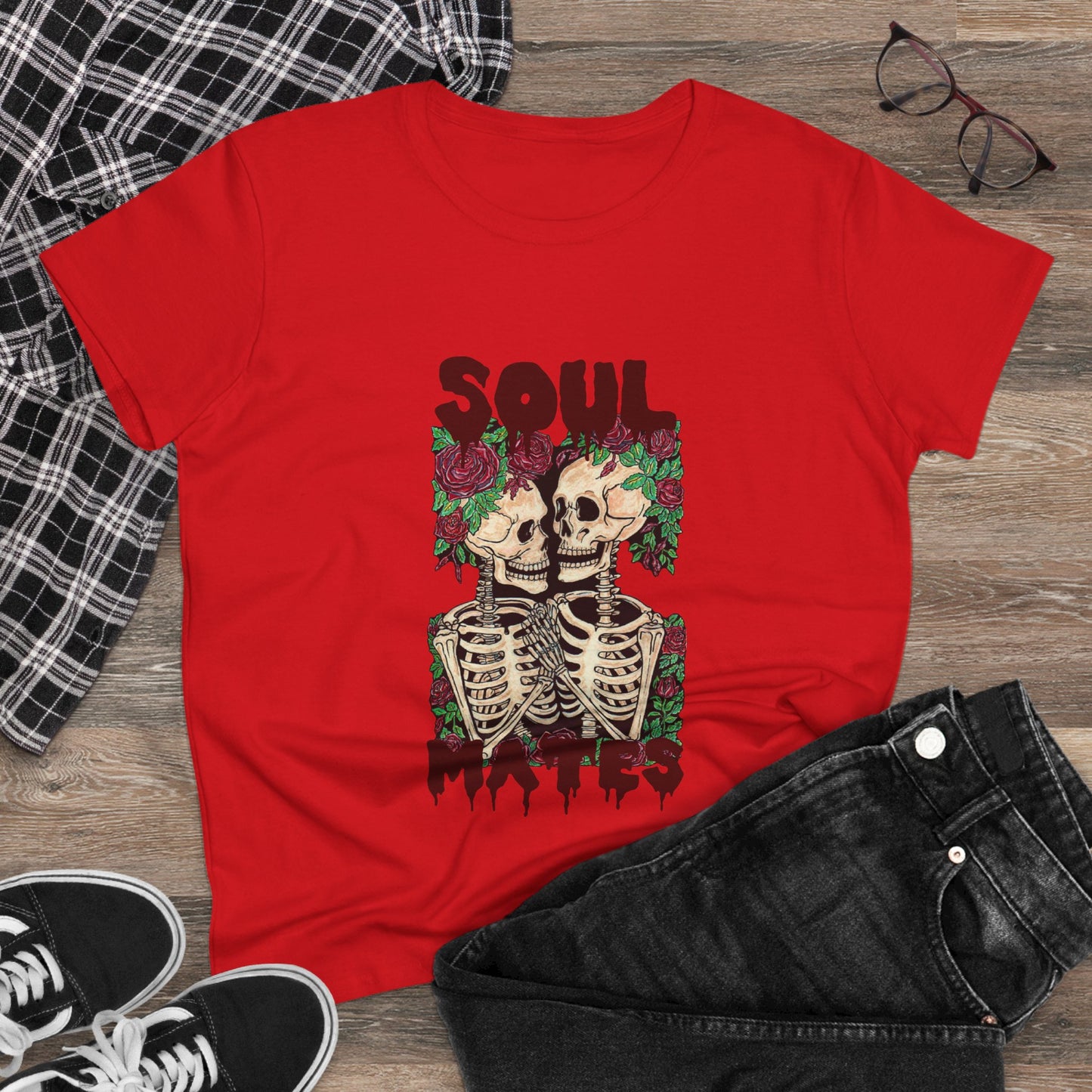 Soul Mates Women's Midweight Cotton Tee