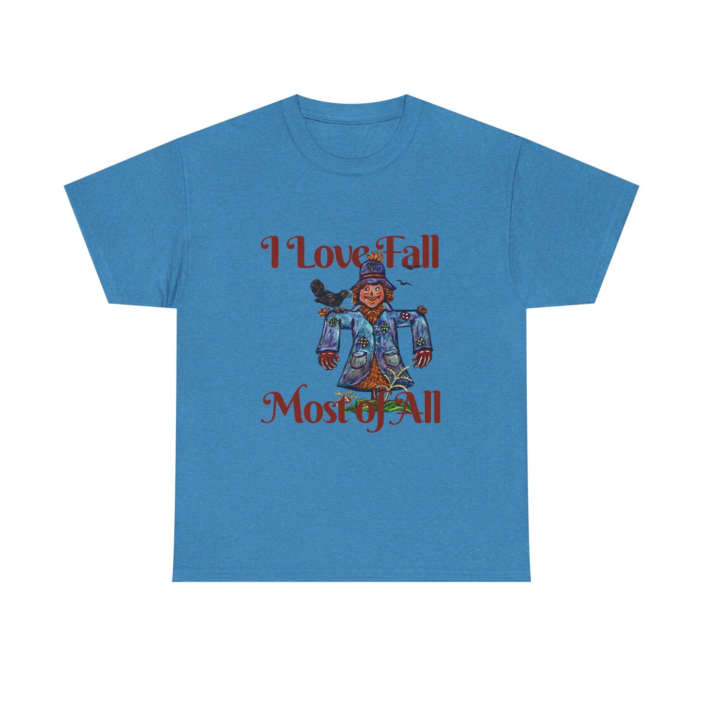 I Love Fall Most of All Unisex Heavy Cotton Tee