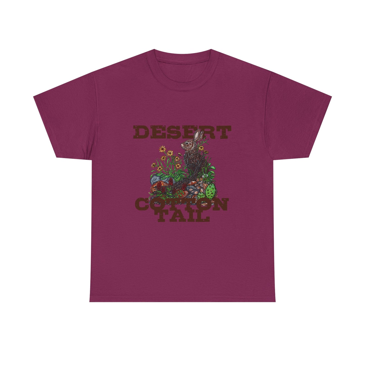 Desert Cottontail Unisex Heavy Cotton Tee