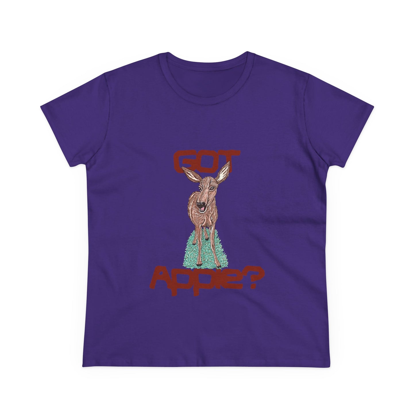 Got Apple? Women's Midweight Cotton Tee