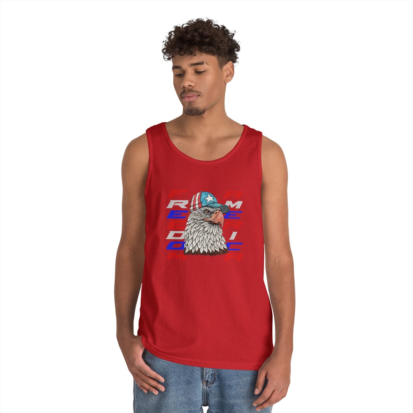 Freedom America Unisex Heavy Cotton Tank Top