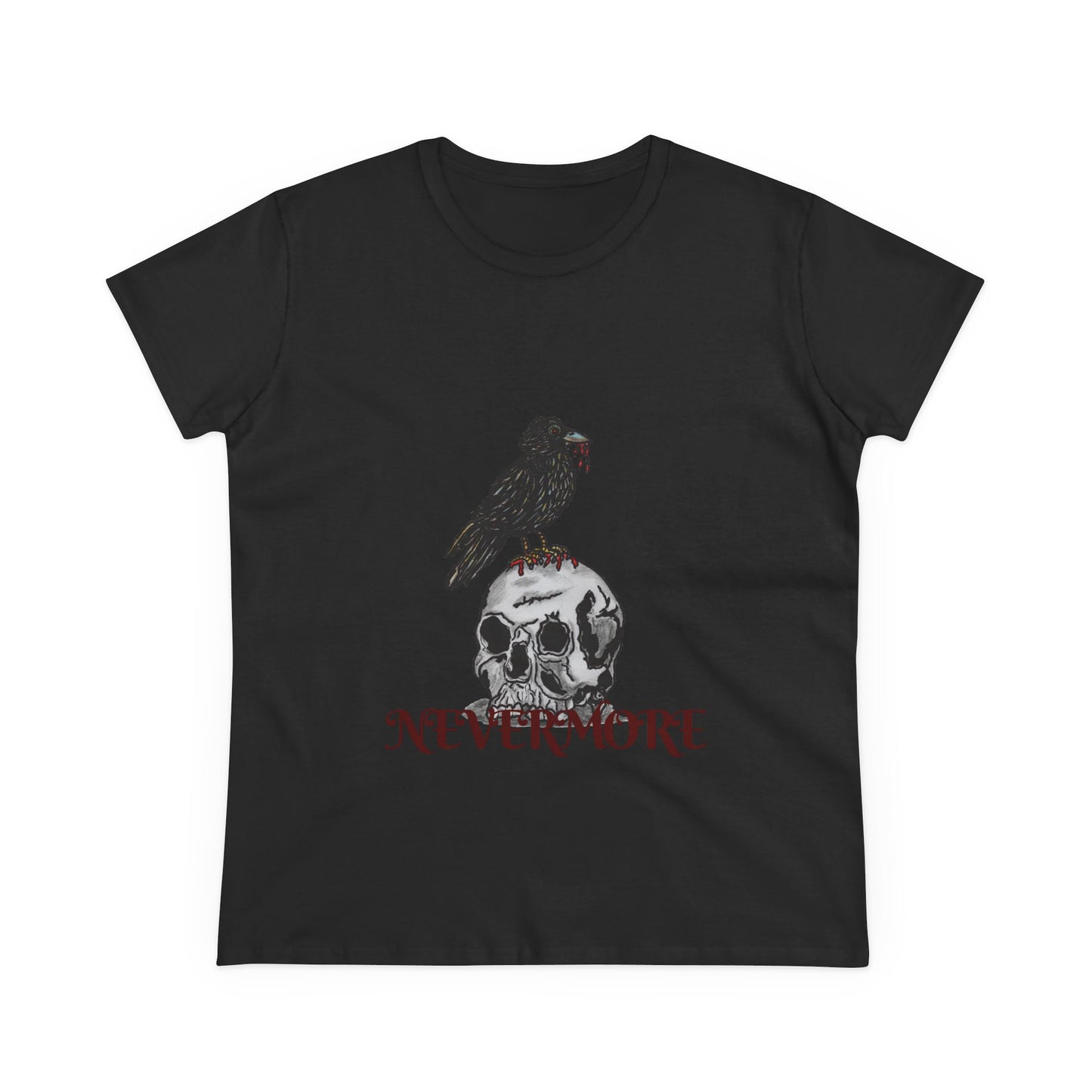 Nevermore Women's Midweight Cotton Tee