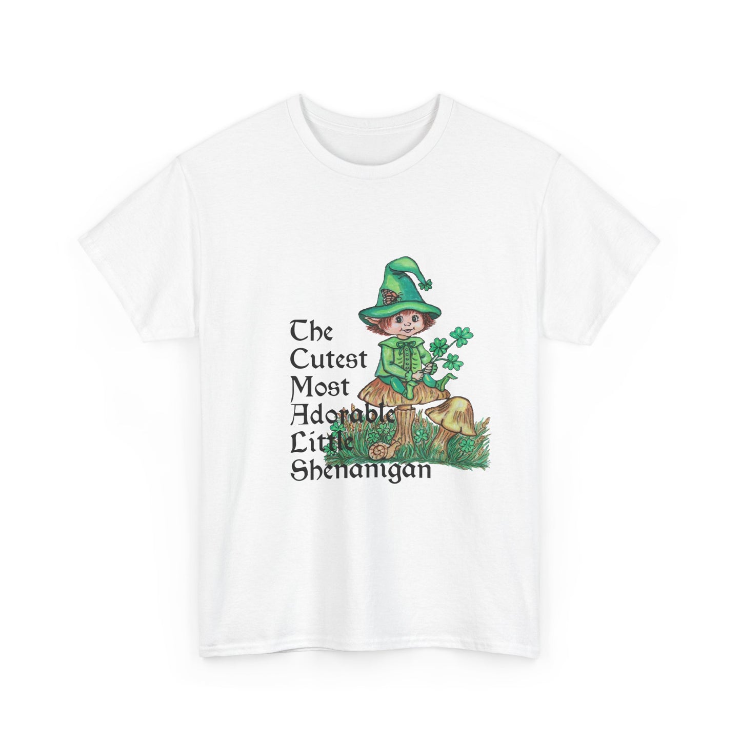 Cutest Leprechaun Unisex Heavy Cotton Tee