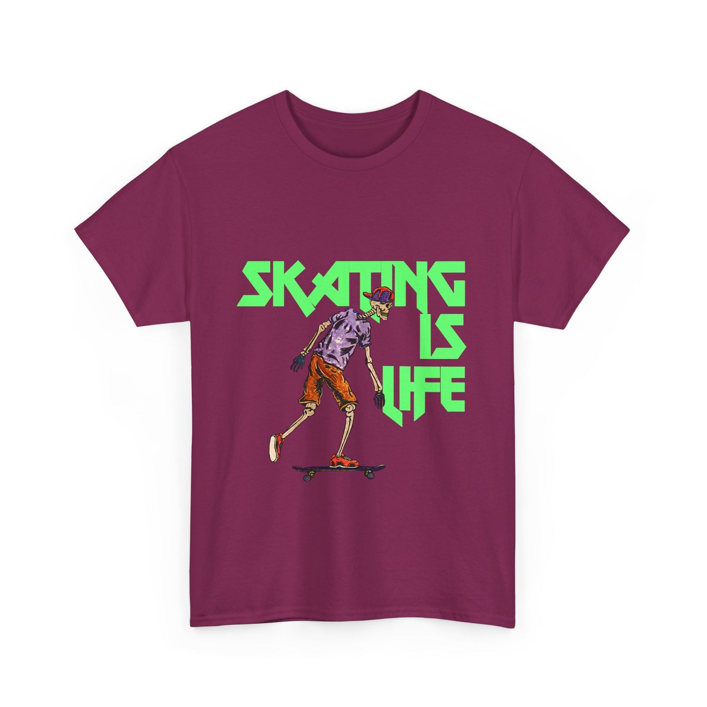 Skating is Life Unisex Heavy Cotton Tee