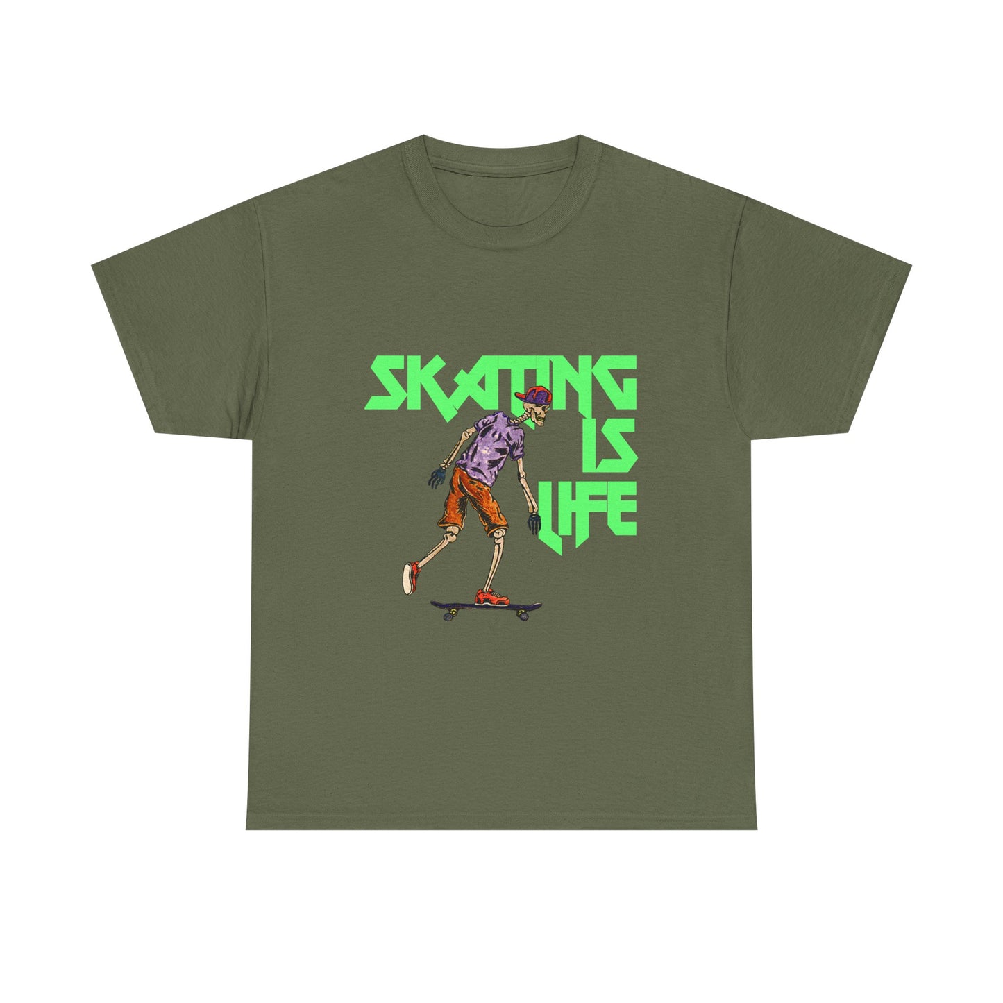 Skating is Life Unisex Heavy Cotton Tee