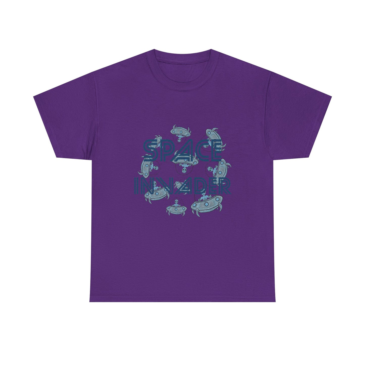 Space Invader Unisex Heavy Cotton Tee