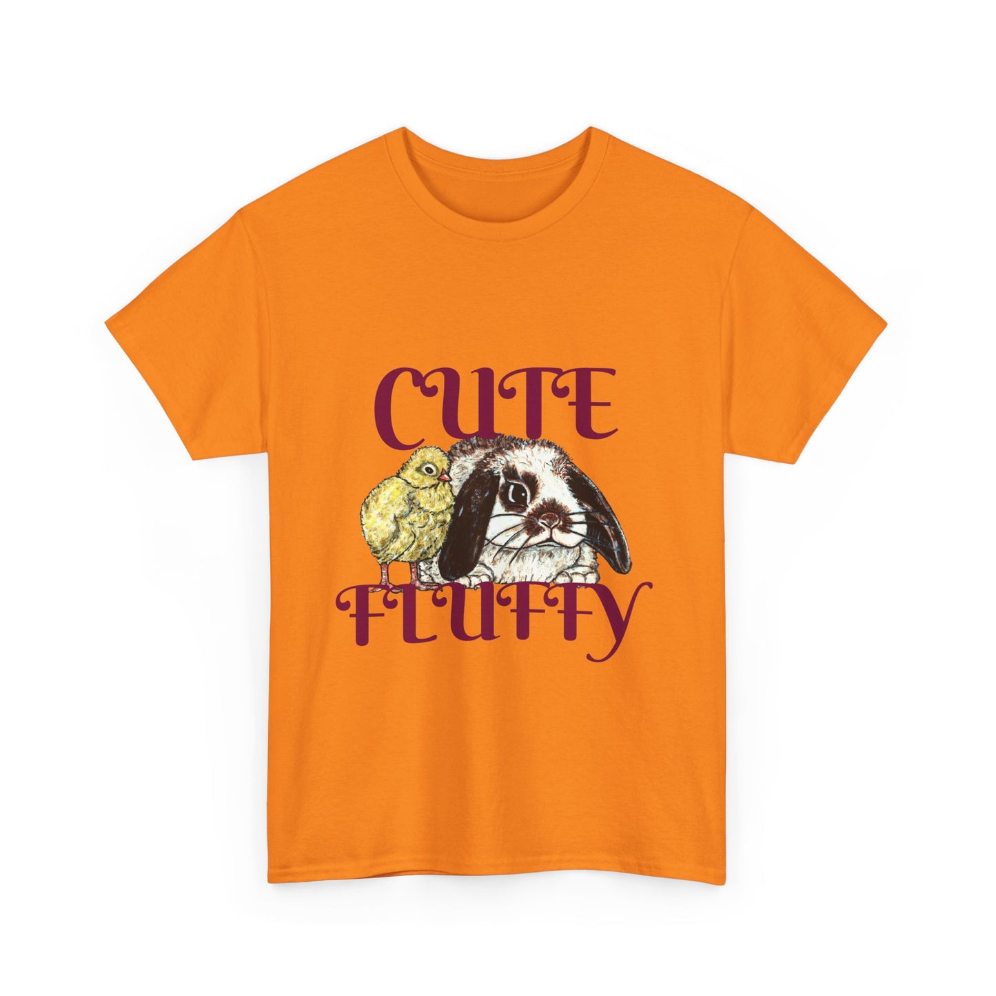 Cute and Fluffy Unisex Heavy Cotton Tee