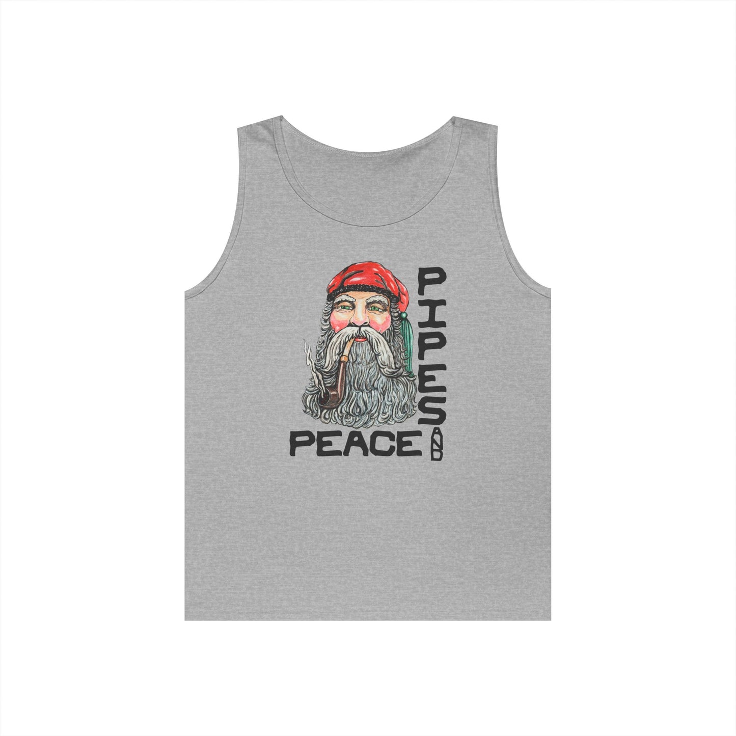 Pipes and Peace Unisex Heavy Cotton Tank Top
