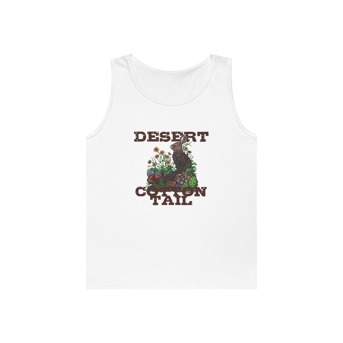 Desert Cottontail Unisex Heavy Cotton Tank Top