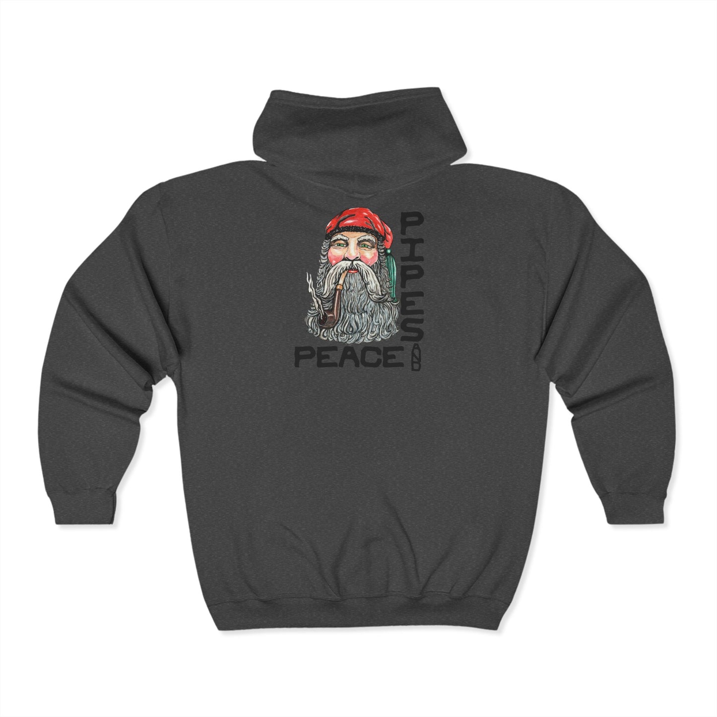 Pipes and Peace Unisex Heavy Blend™ Full Zip Hooded Sweatshirt