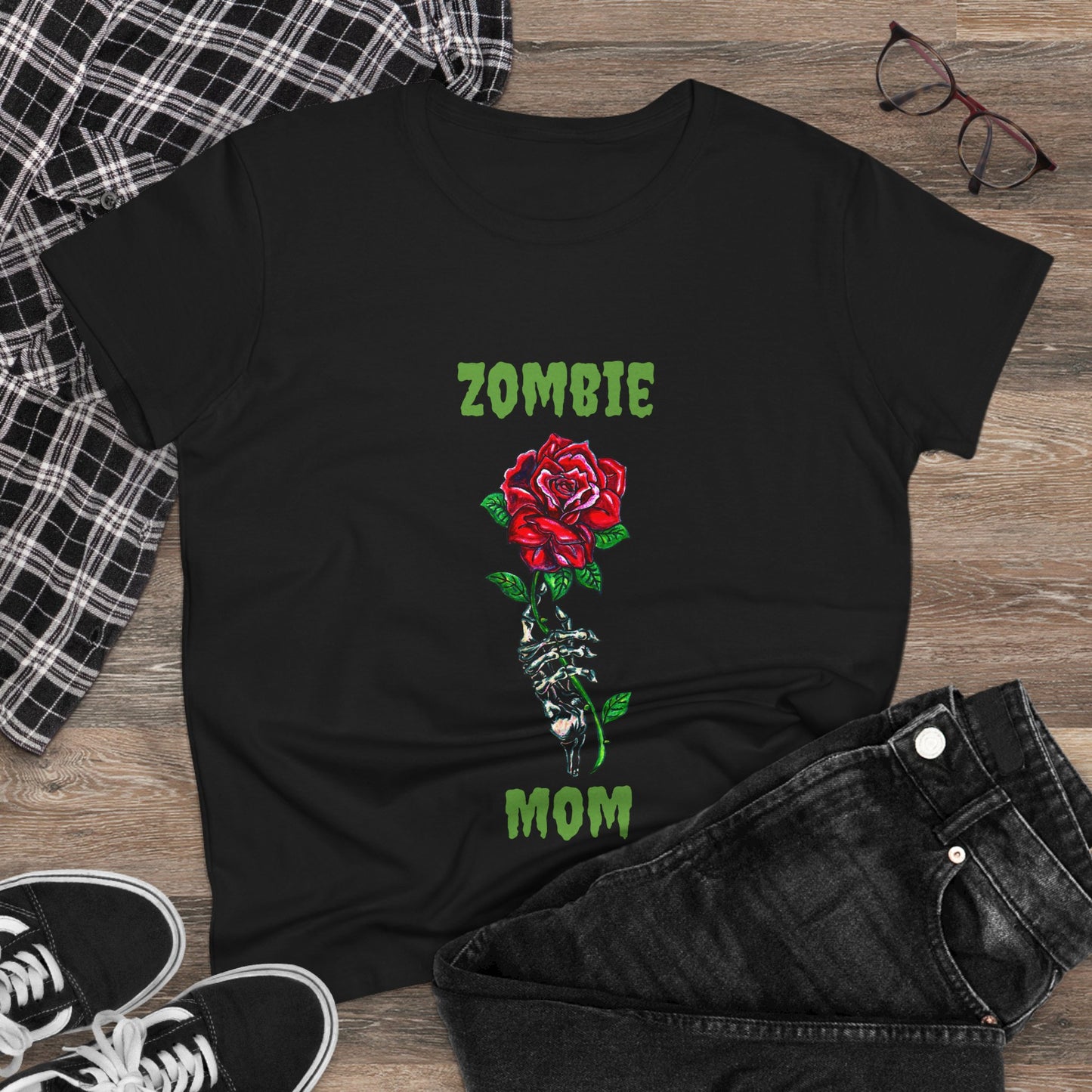 Zombie Mom Women's Midweight Cotton Tee