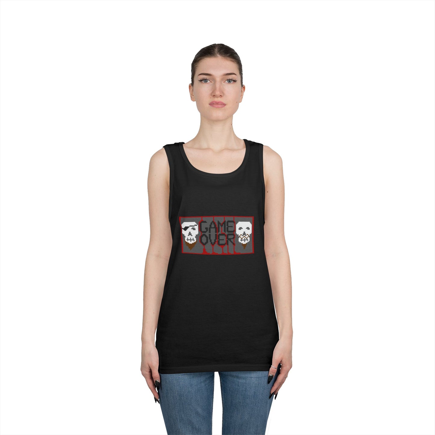 Game Over Unisex Heavy Cotton Tank Top