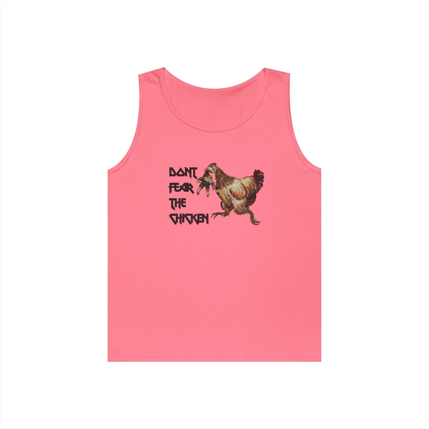 Don't Fear the Chicken Unisex Heavy Cotton Tank Top