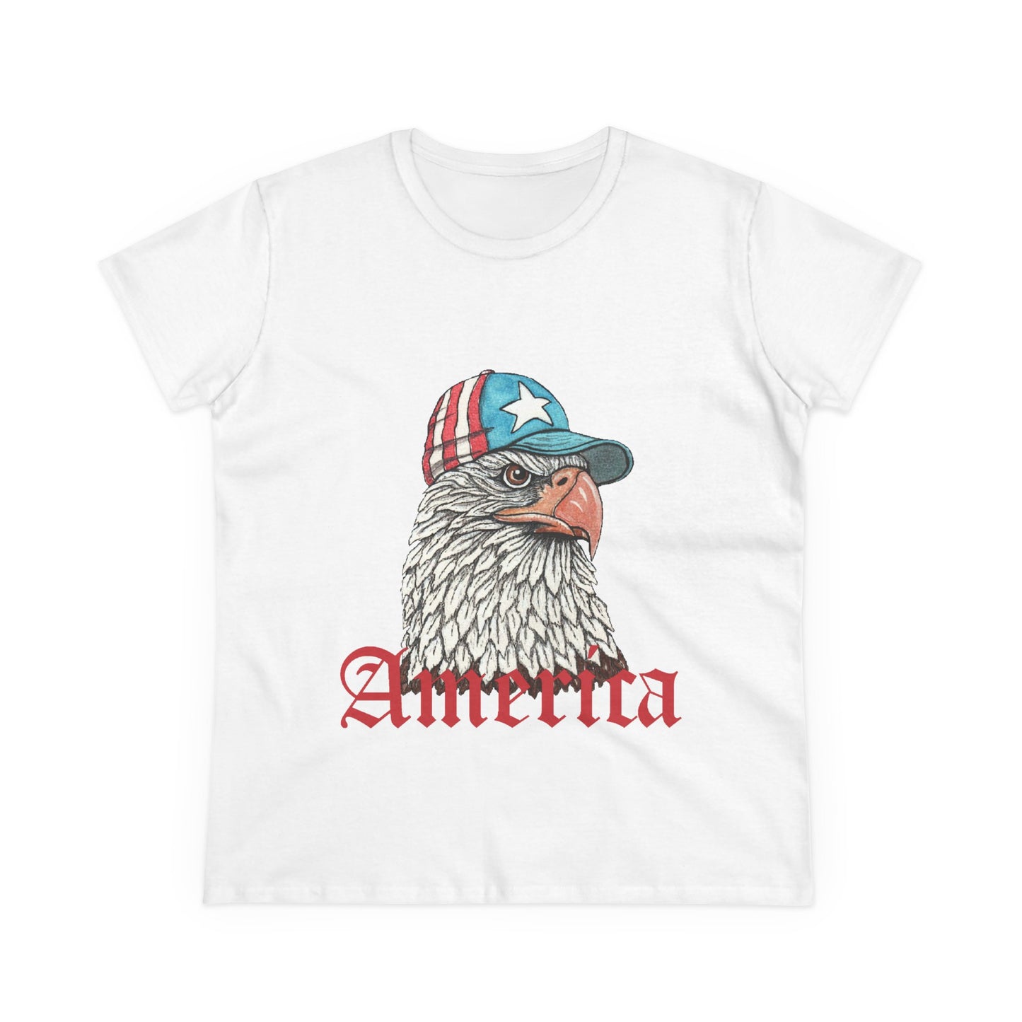 Eagle America Women's Midweight Cotton Tee