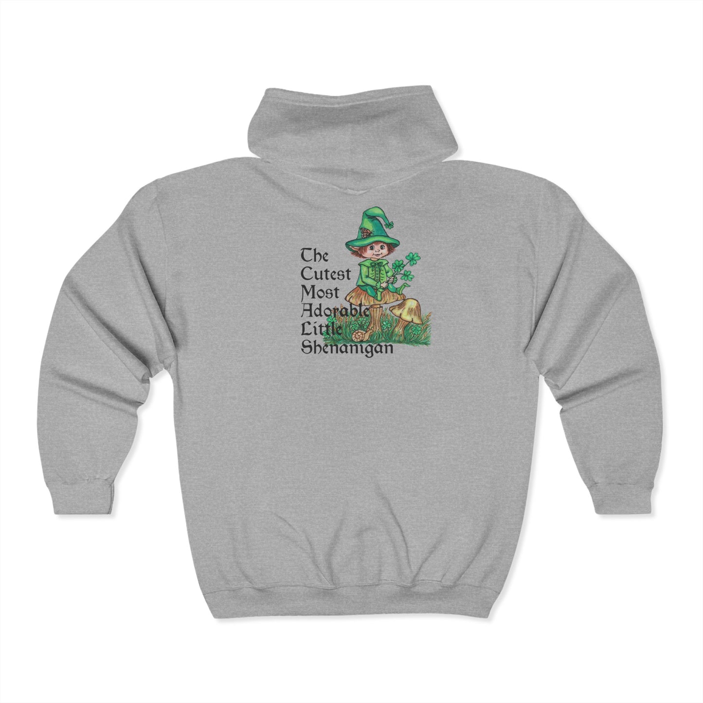 Cutest Leprechaun Unisex Heavy Blend™ Full Zip Hooded Sweatshirt