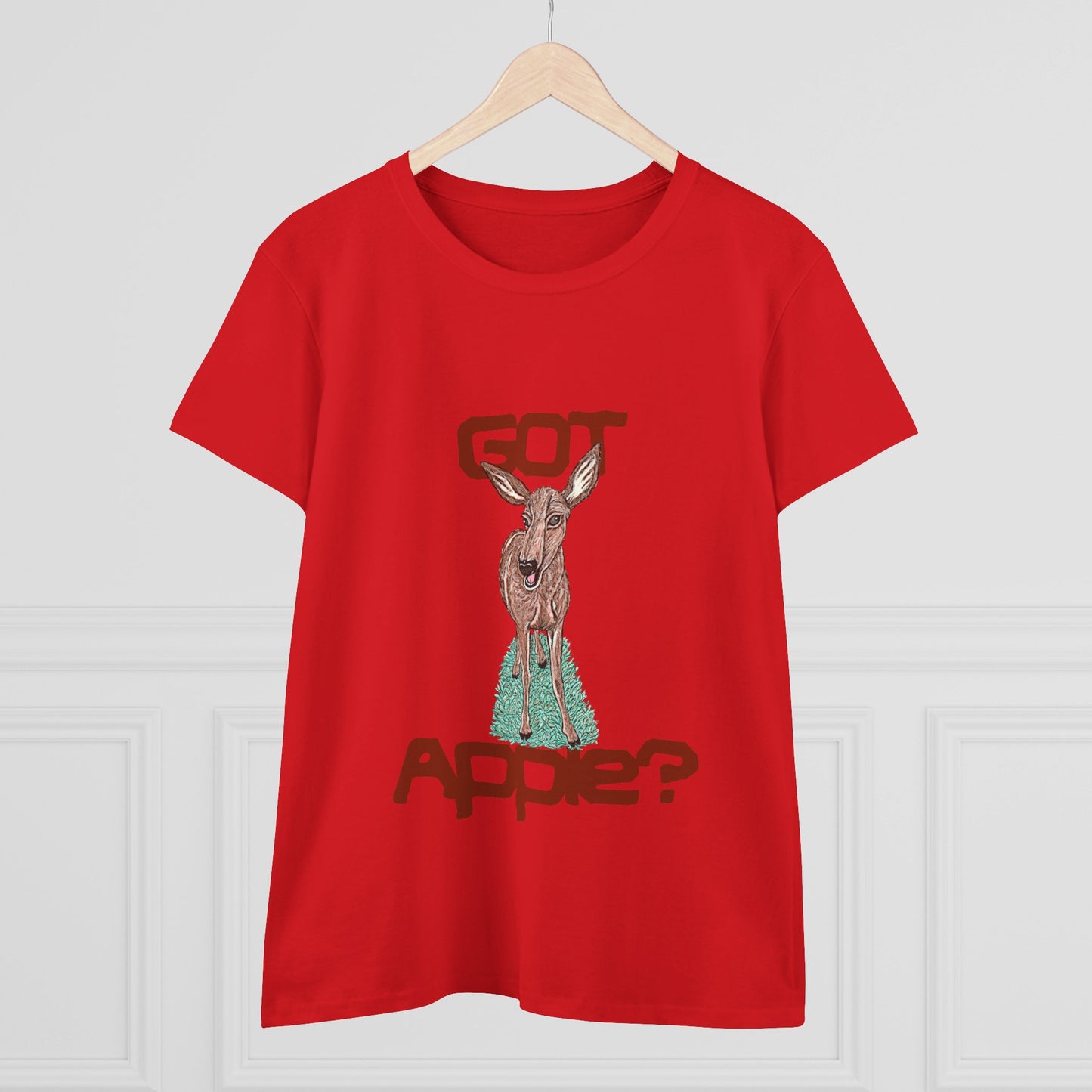 Got Apple? Women's Midweight Cotton Tee