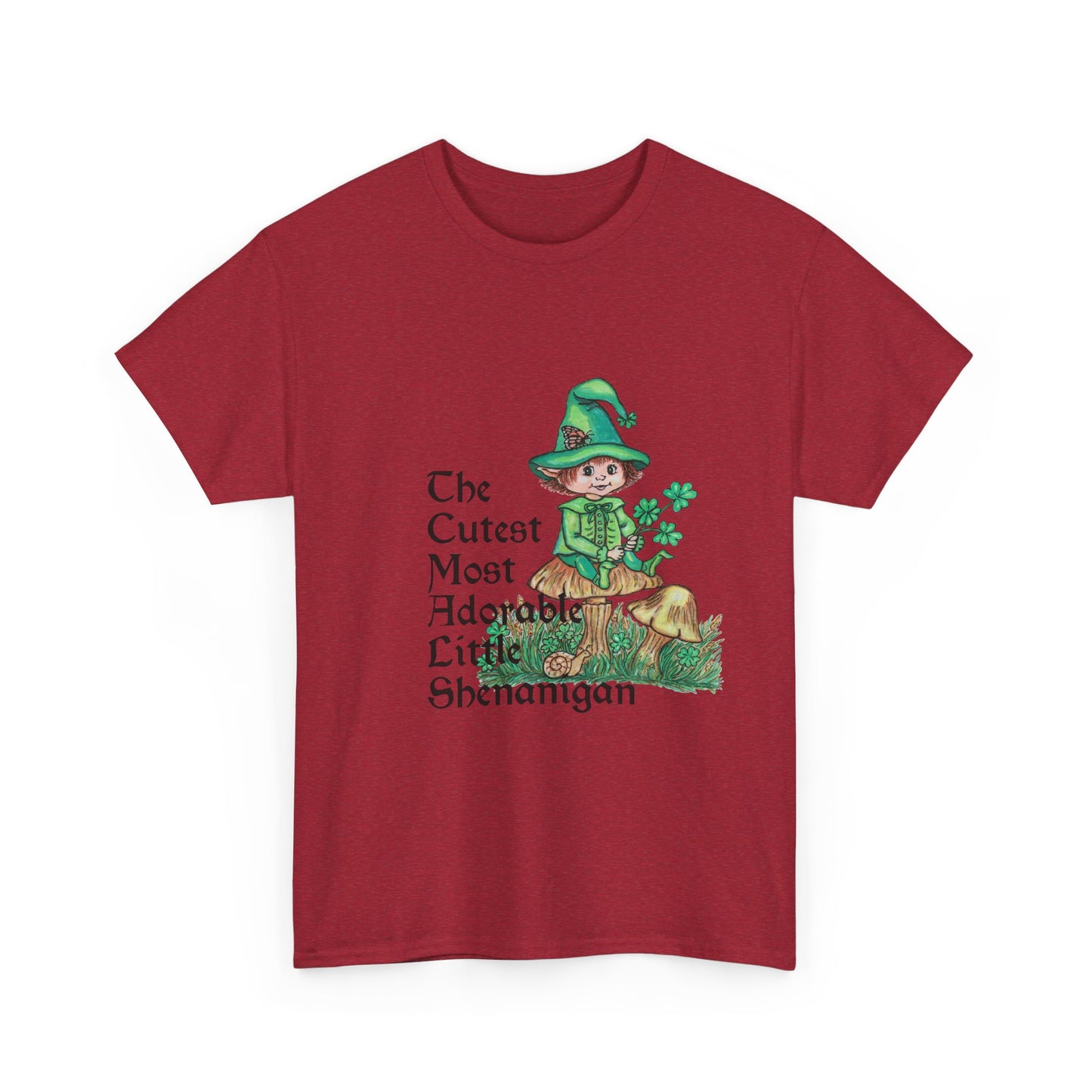 Cutest Leprechaun Unisex Heavy Cotton Tee
