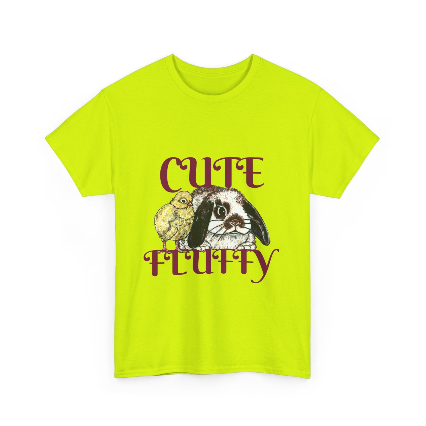 Cute and Fluffy Unisex Heavy Cotton Tee