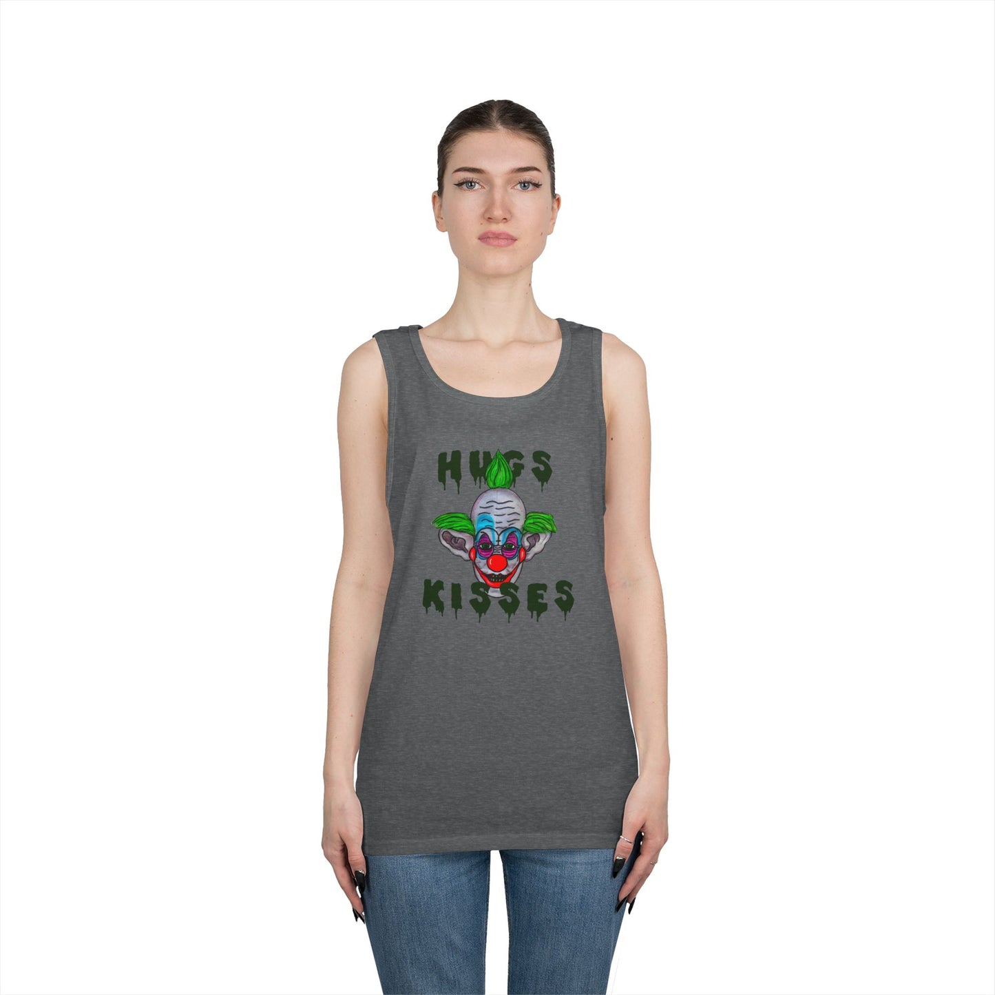 Hugs, Kisses Unisex Heavy Cotton Tank Top