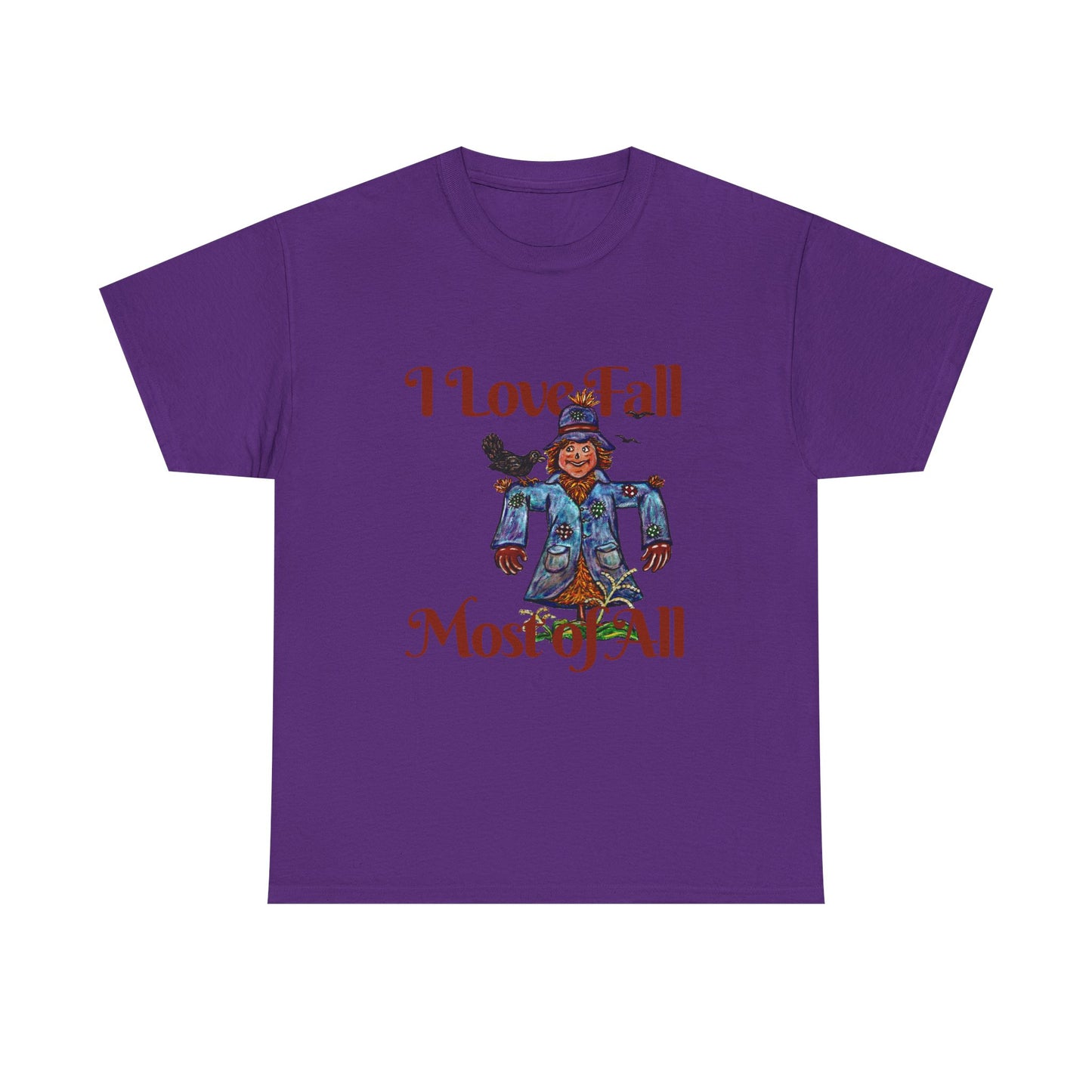 I Love Fall Most of All Unisex Heavy Cotton Tee
