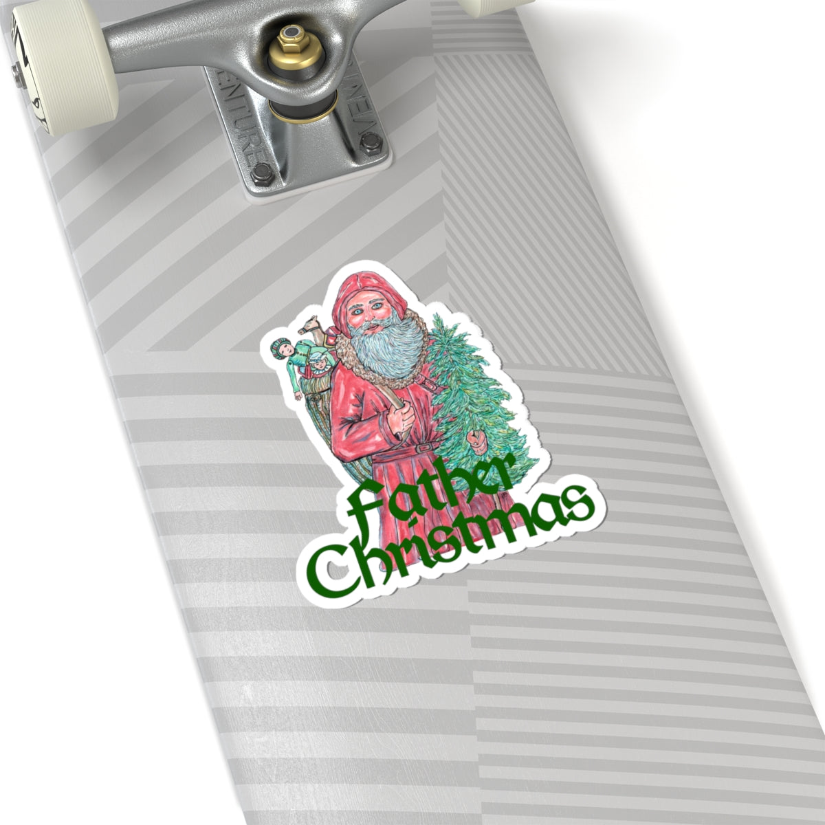 Father Christmas Kiss-Cut Stickers